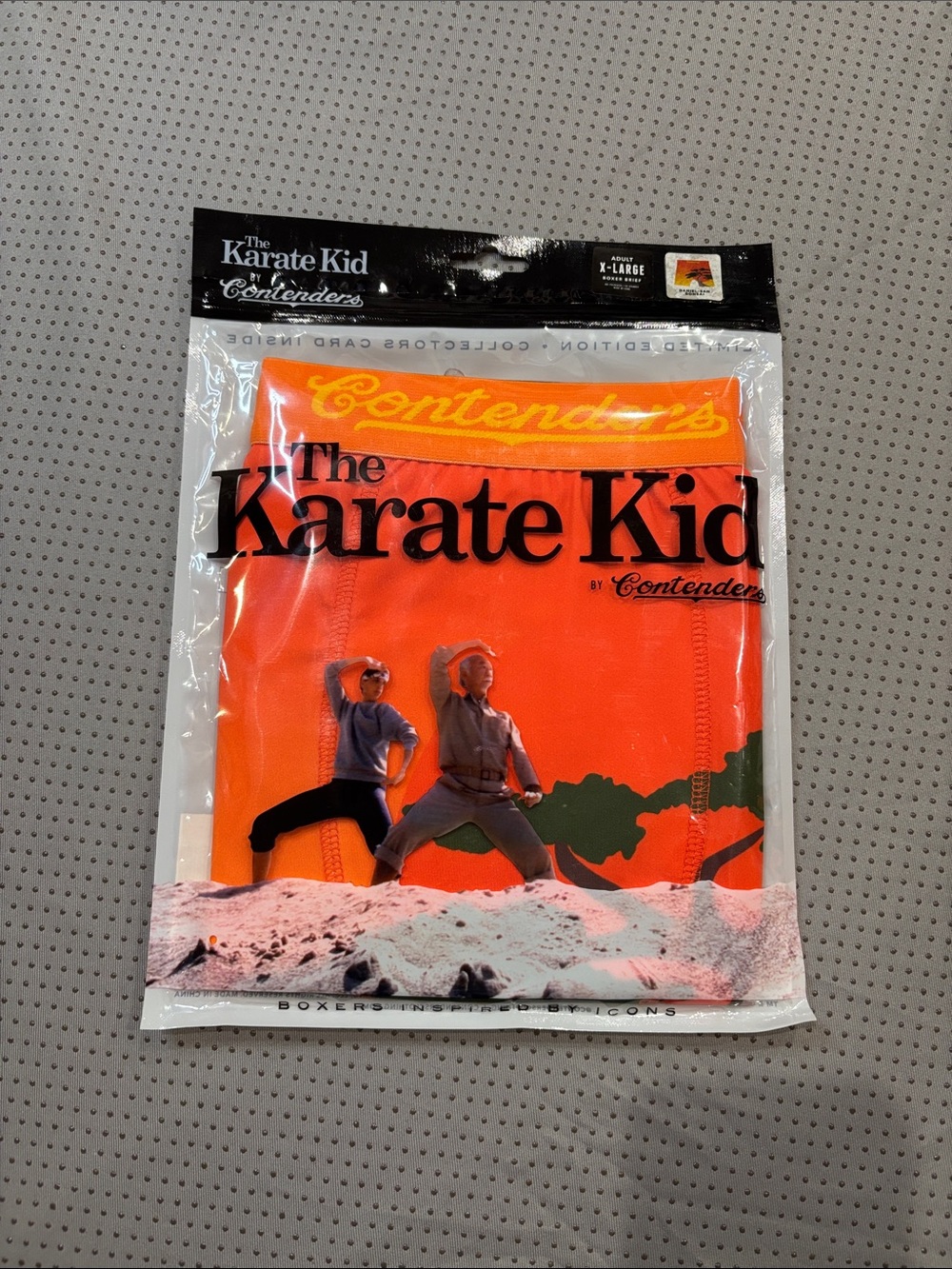 The Karate Kid Orange Boxer Briefs by Contenders - Men's Graphic Underwear